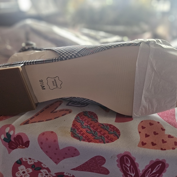 TALBOTS INDIGO BLUE MULTI EDISON SLINGBACKS 9.5 M NEW IN BOX - Picture 2 of 9